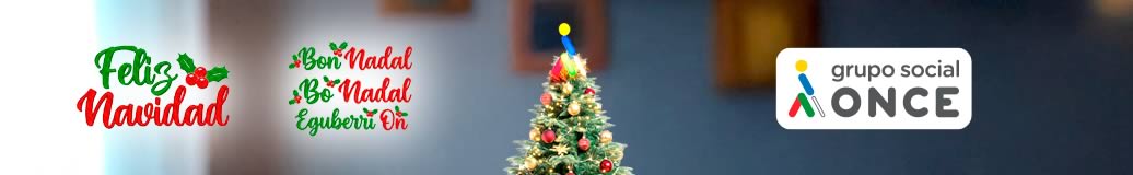 Feliz Navidad. Ir a Grupo Social ONCE