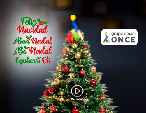 Feliz Navidad. Ir a Grupo Social ONCE