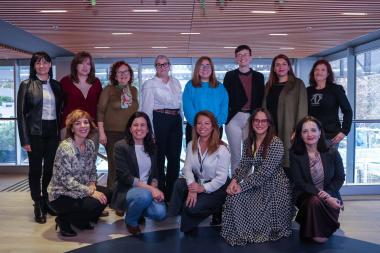 Varias de las trabajadoras que se han formado en el programa Mujer EnRed, de ILUNION