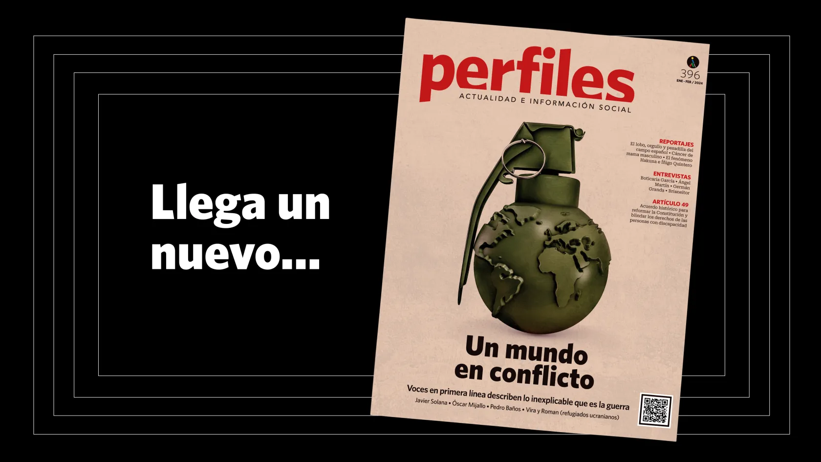 Portada de la nueva revista Perfiles