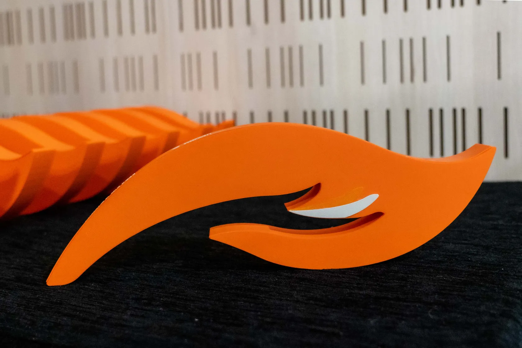 Detalle de los trofeos del Premio Prometeo