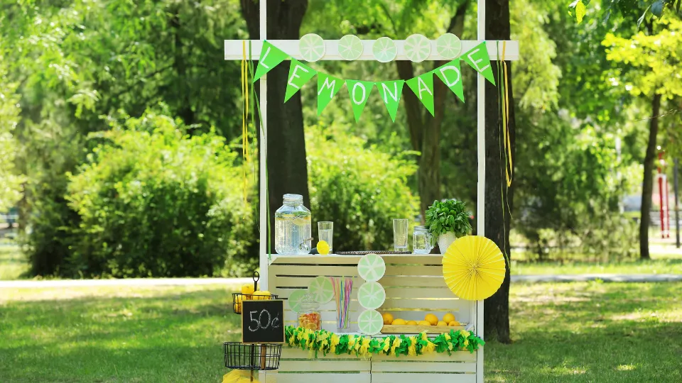 Stand para celebraciones personalizado