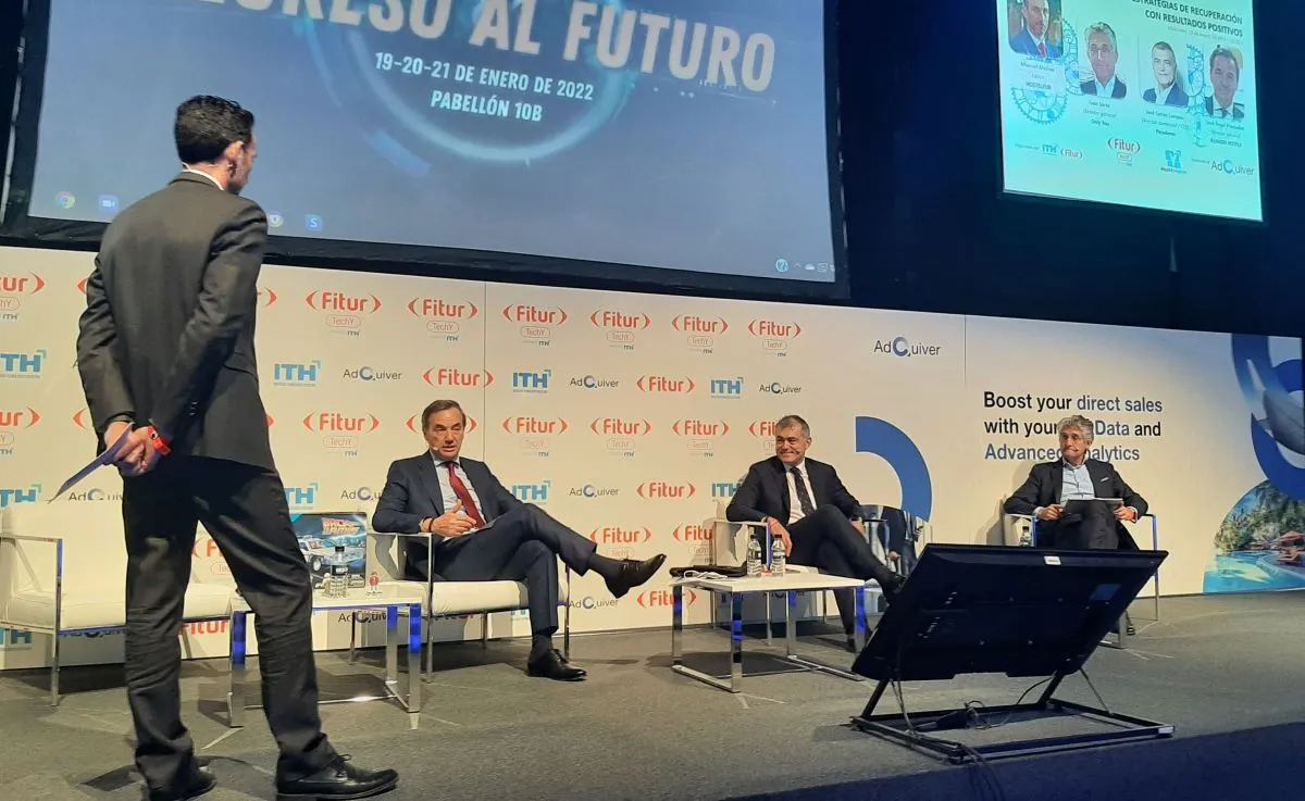 El consejero delegado de ILUNION Hotels, José Ángel Preciados, en FiturTechy