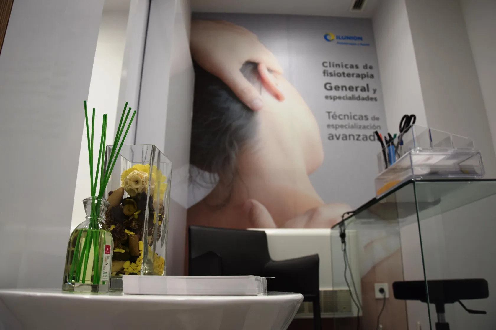 Interior de una de las clínicas de ILUNION Fisioterapia y Salud en Madrid