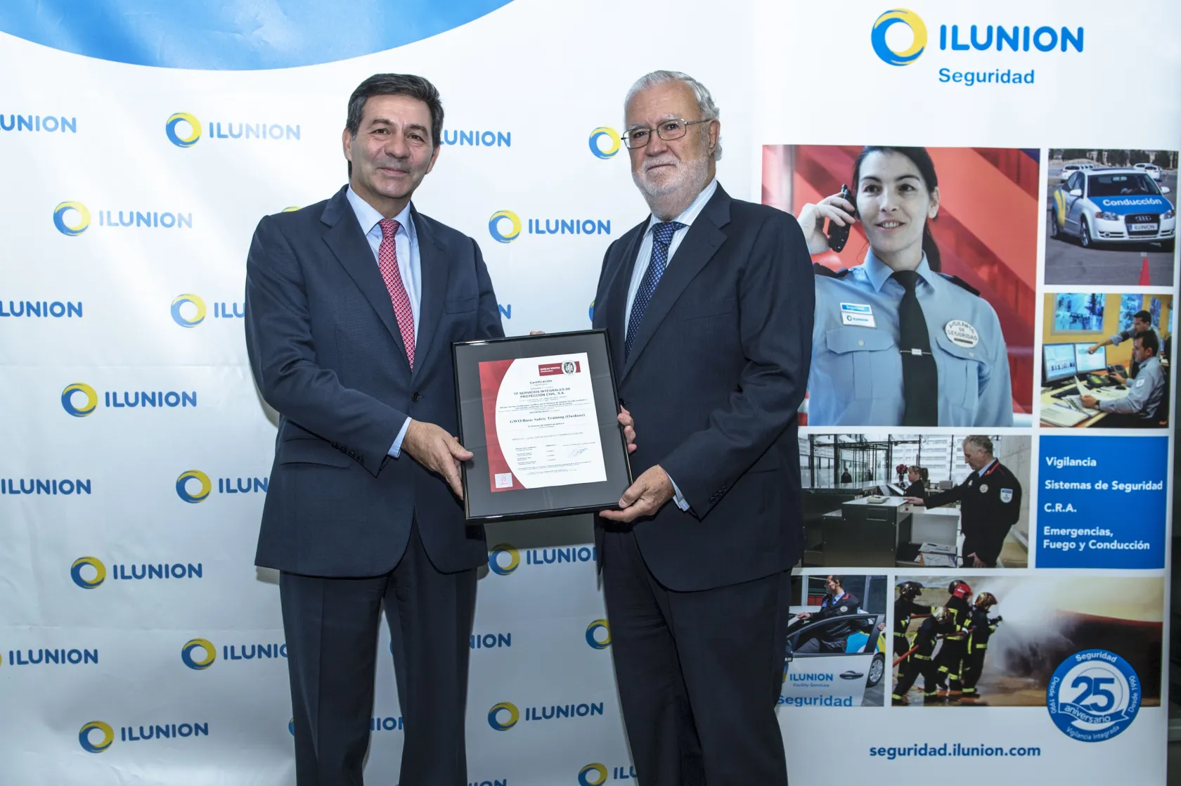 Entrega certificado GWO ILUNION Seguridad