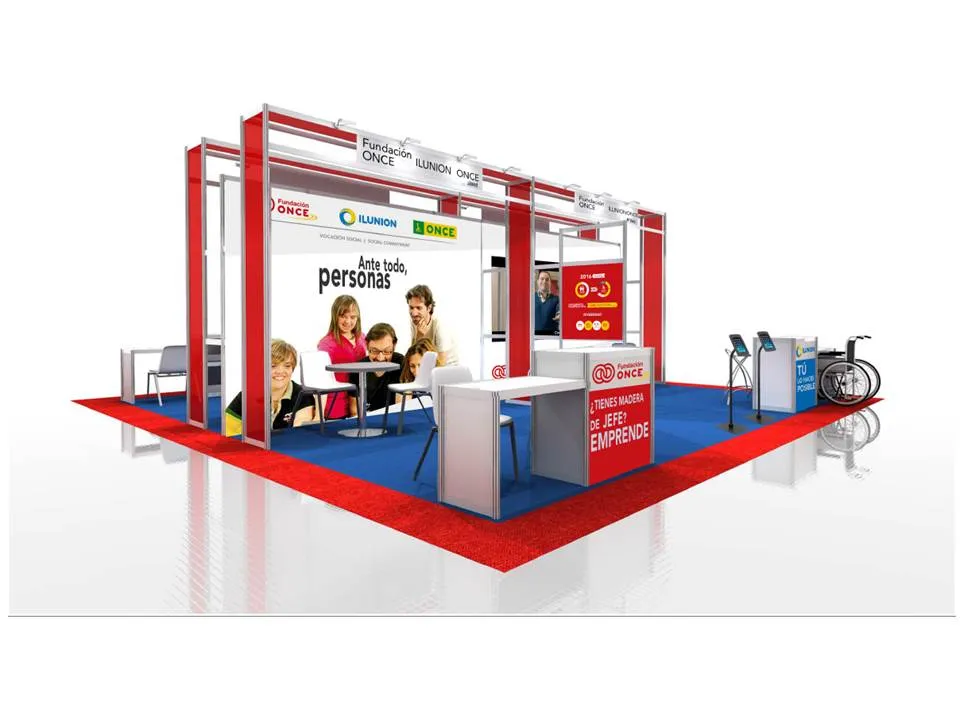 Imagen del stand de la feria de empleo