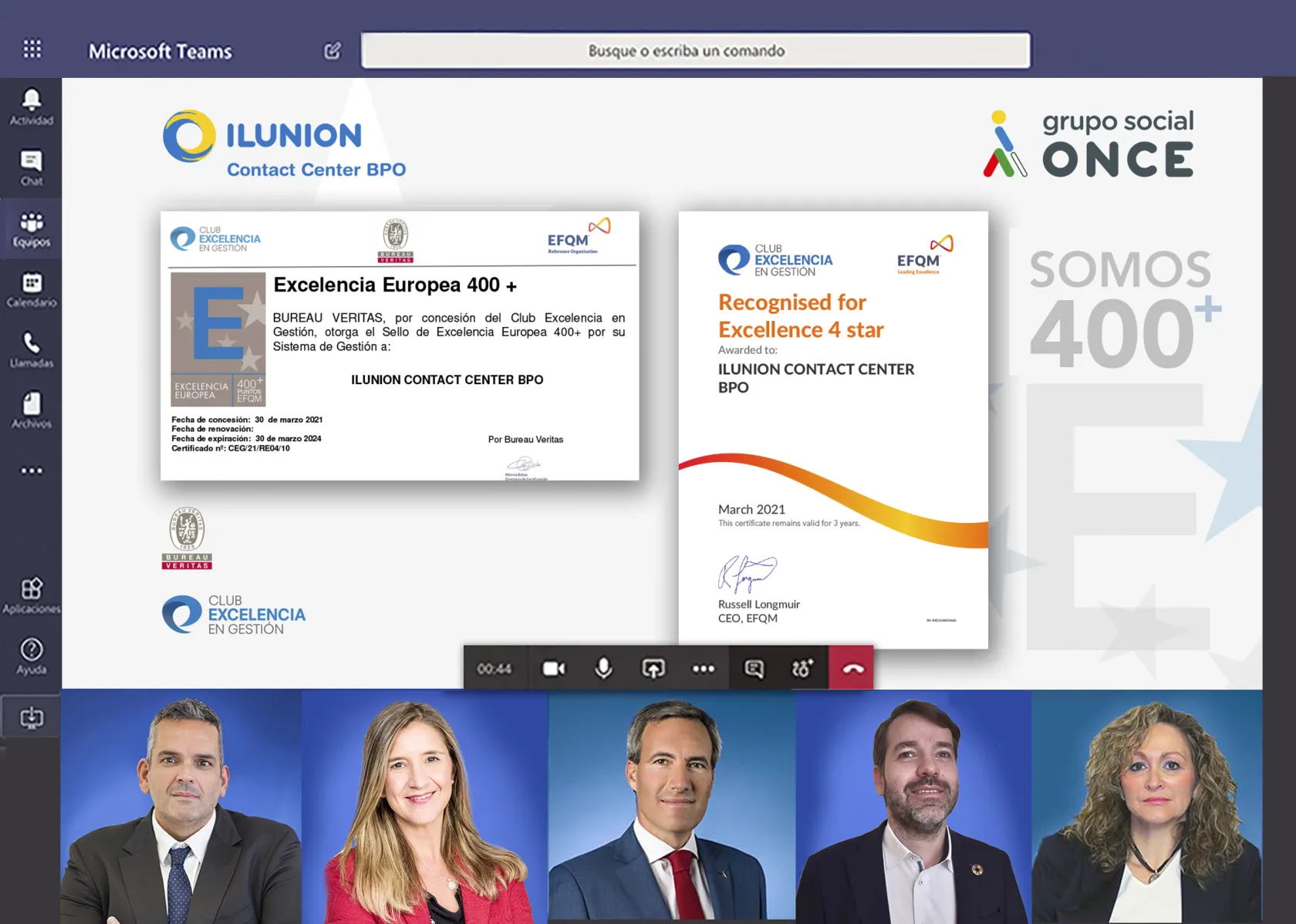 Creatividad donde aparecen las personas que asistieron al evento virtual de entrega 