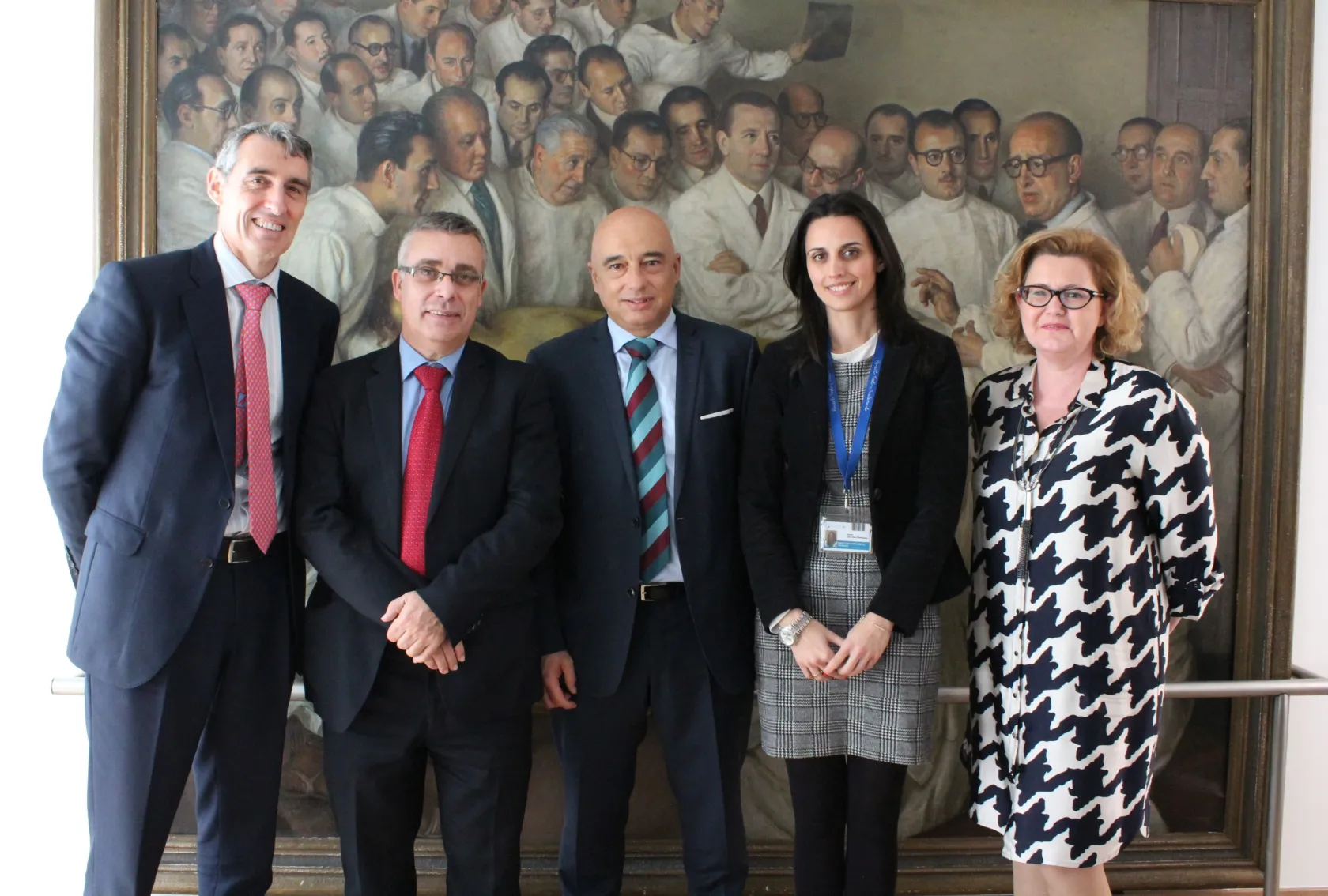 Fotografía de grupo durante el acto