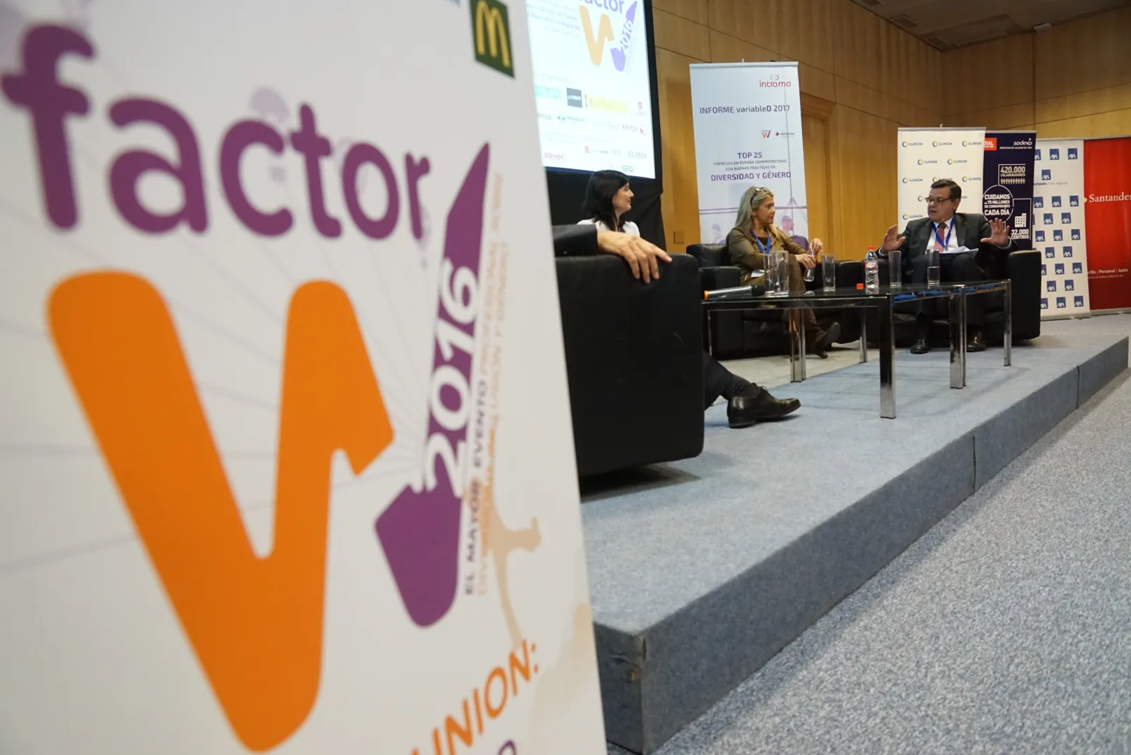 José Luis Martínez Donoso, vicepresidente de ILUNION, en un momento del debate