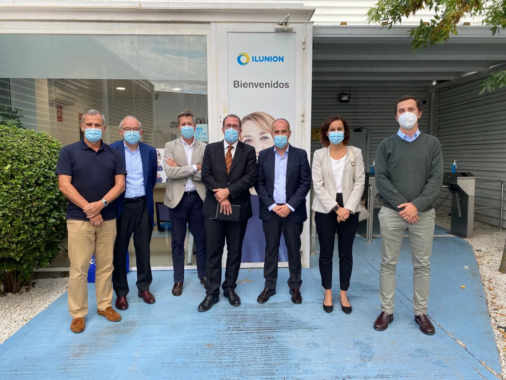 Foto de familia con el secretario general de Industria 