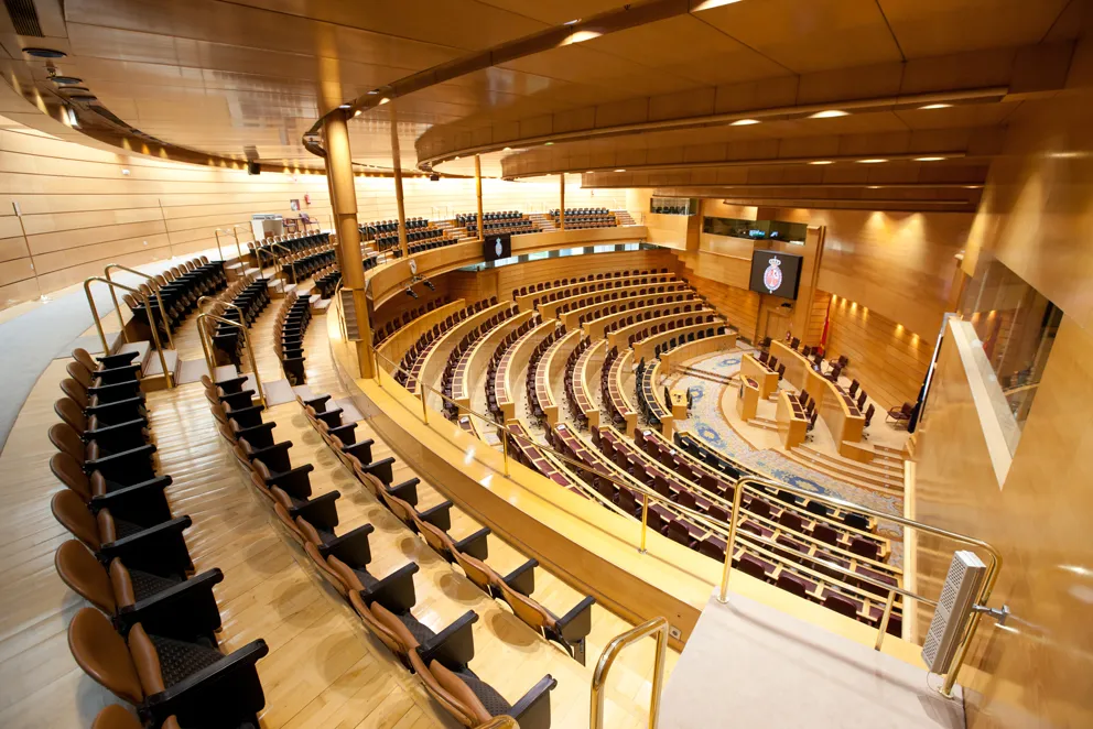 Fotografía del Hemiciclo del Senado