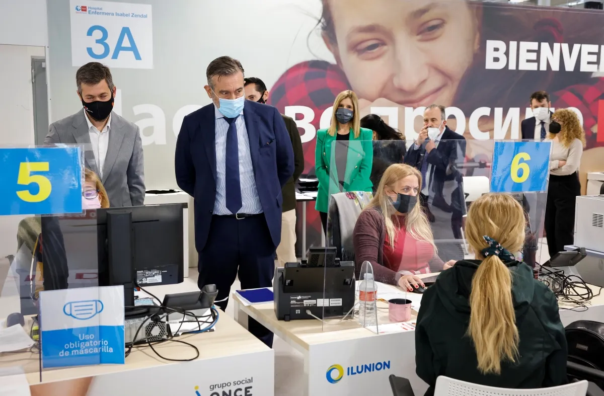 Imagen de la visita del consejero 