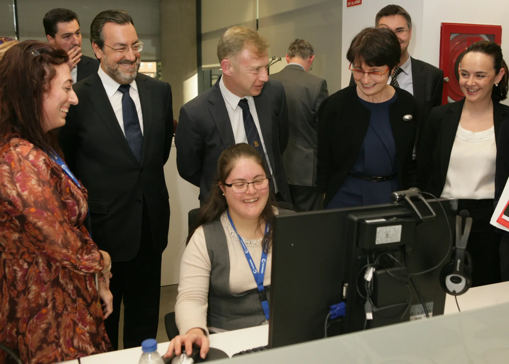 Momento de la visita