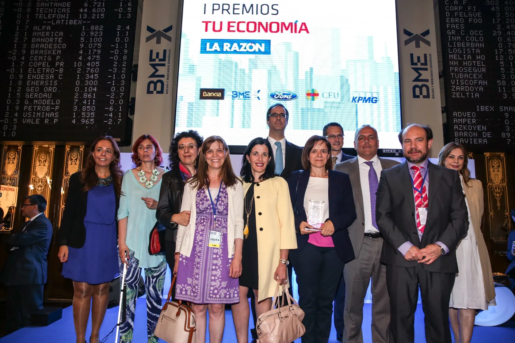 Recursos Humanos ILUNION en la entrega de Premios Tu Economía 2015 de La Razón