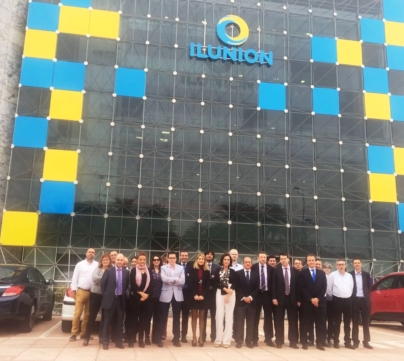 Foto de familia del equipo de ILUNION Contact Center BPO