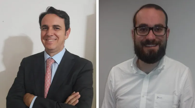 Montaje con dos fotografías. A la izquierda, Juan Manuel Fernández de la rosa, a la derecha, Nicolás García 