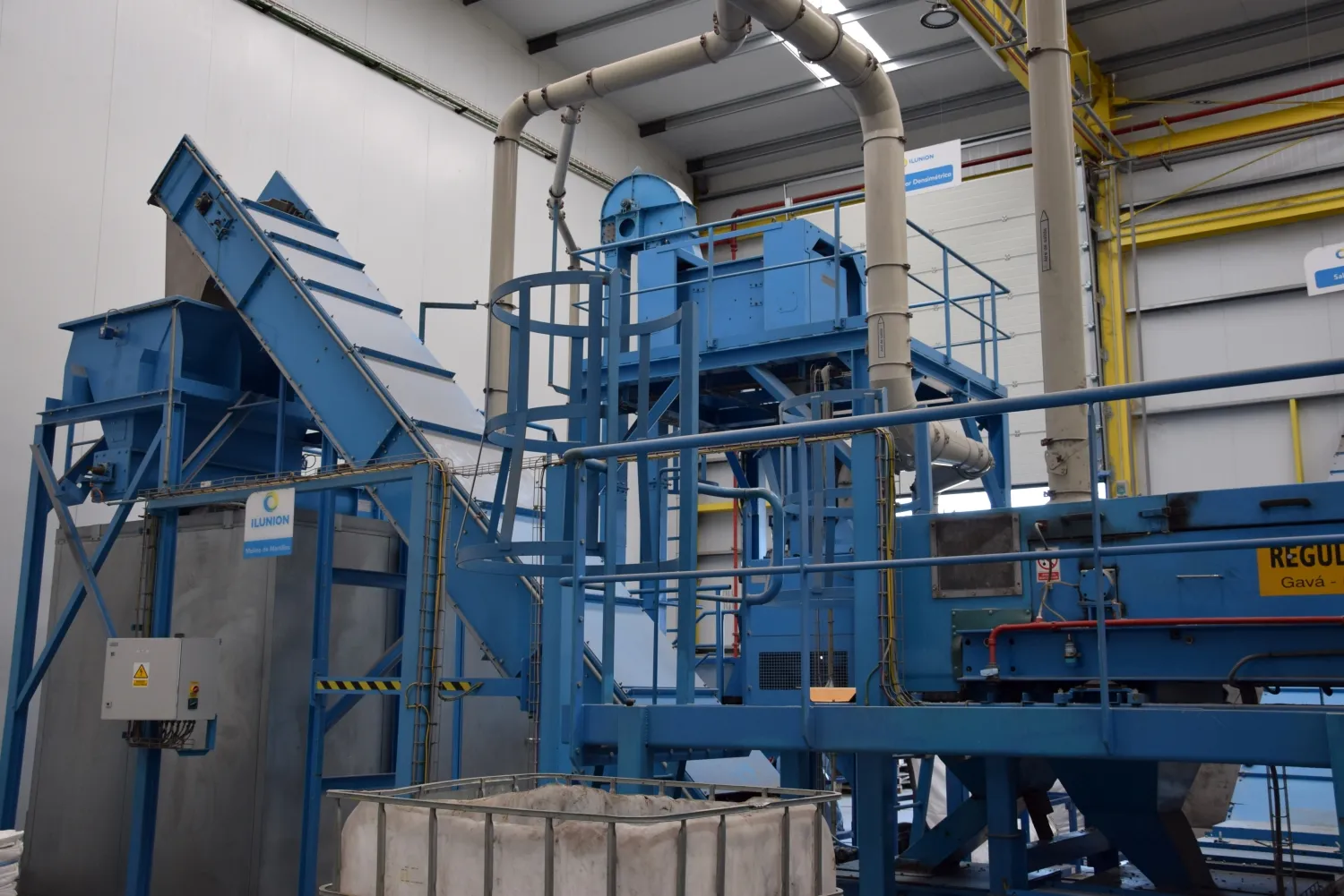 Interior de una de las plantas de ILUNION