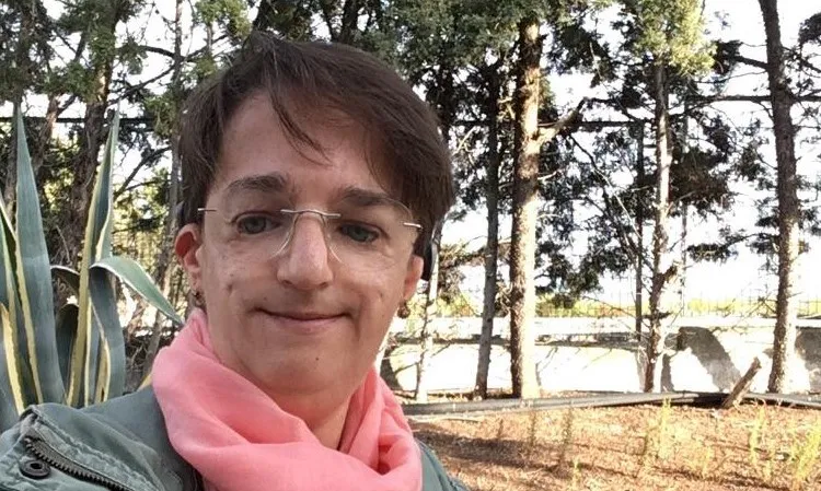 Primer plano de Vicky Bendito 